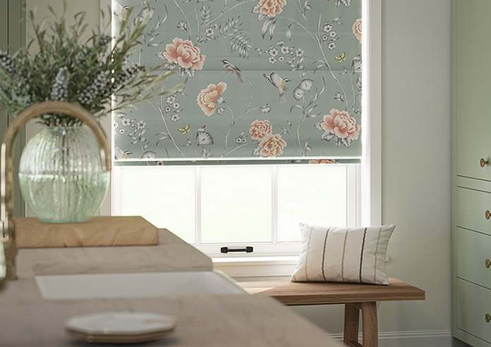 Borneo, Spearmint - Twist&Fit Roman Blind - Image 5